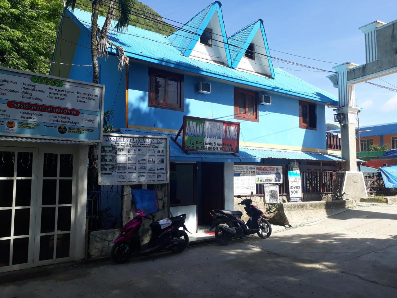Adrian Travellers Inn El Nido Exterior foto